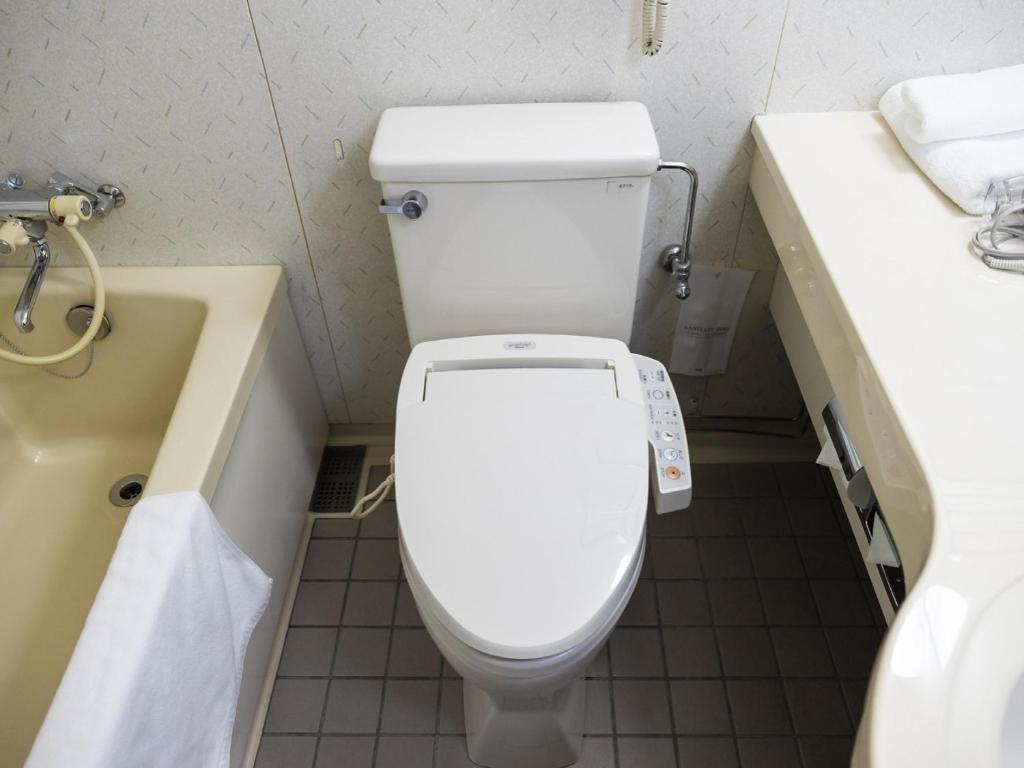 Koupelna v ubytování Ariston Hotel Kobe