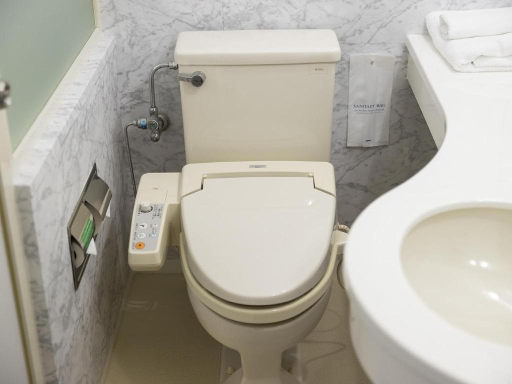 Koupelna v ubytování Ariston Hotel Kobe
