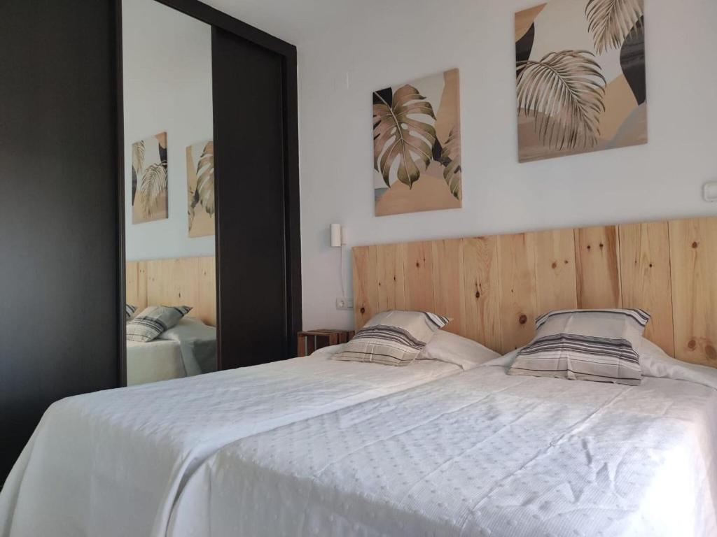 Postel nebo postele na pokoji v ubytování Apartment in Ayamonte with River Views