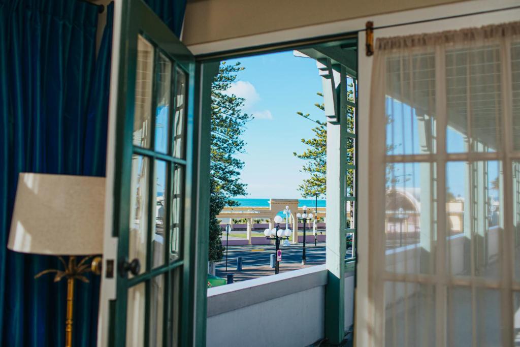 Balkón nebo terasa v ubytování Art Deco Masonic Hotel
