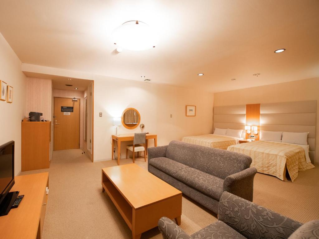 Posezení v ubytování Tabist Hotel Colosseum Inn Tateshina