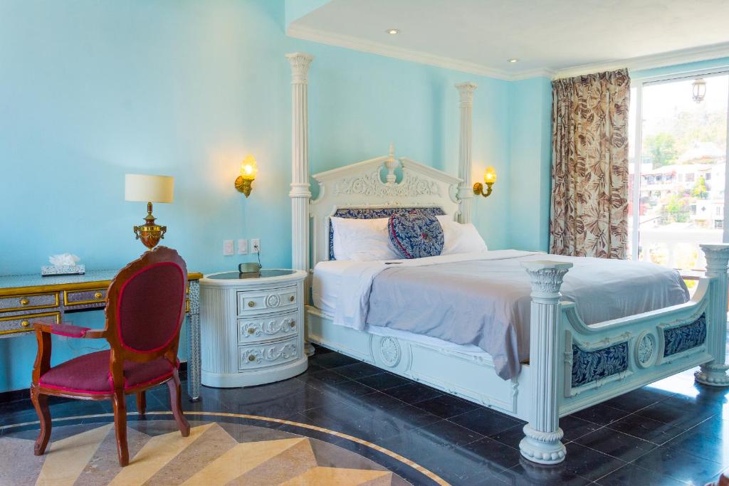 Postel nebo postele na pokoji v ubytování Hotel Boutique Rivera Del Rio
