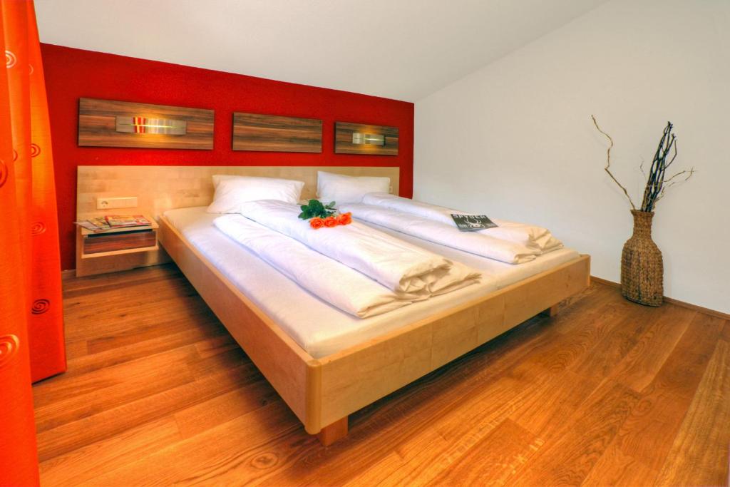 Posteľ alebo postele v izbe v ubytovaní Sunup Appartements Sölden