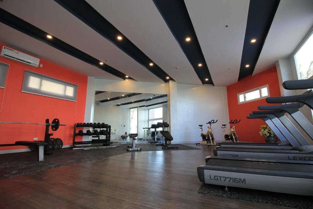Fitness centrum a/nebo fitness zařízení v ubytování T Shine Resort and Spa
