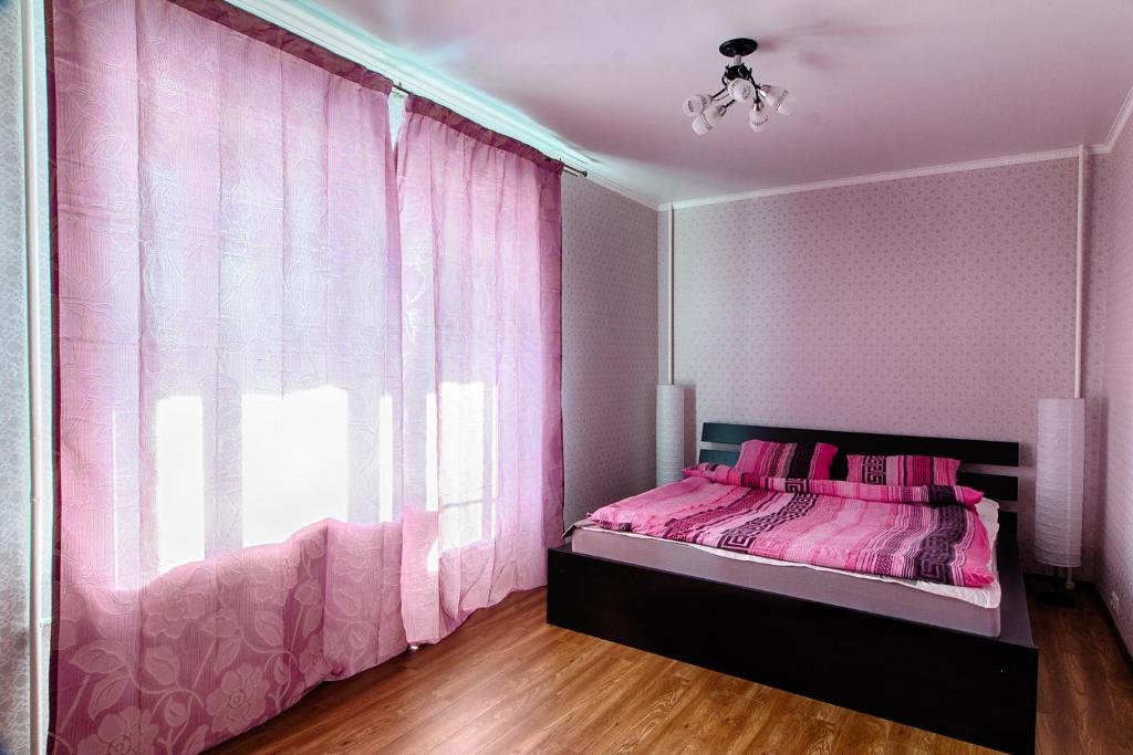 Cama o camas de una habitación en City Inn Apartments Savelovskaya
