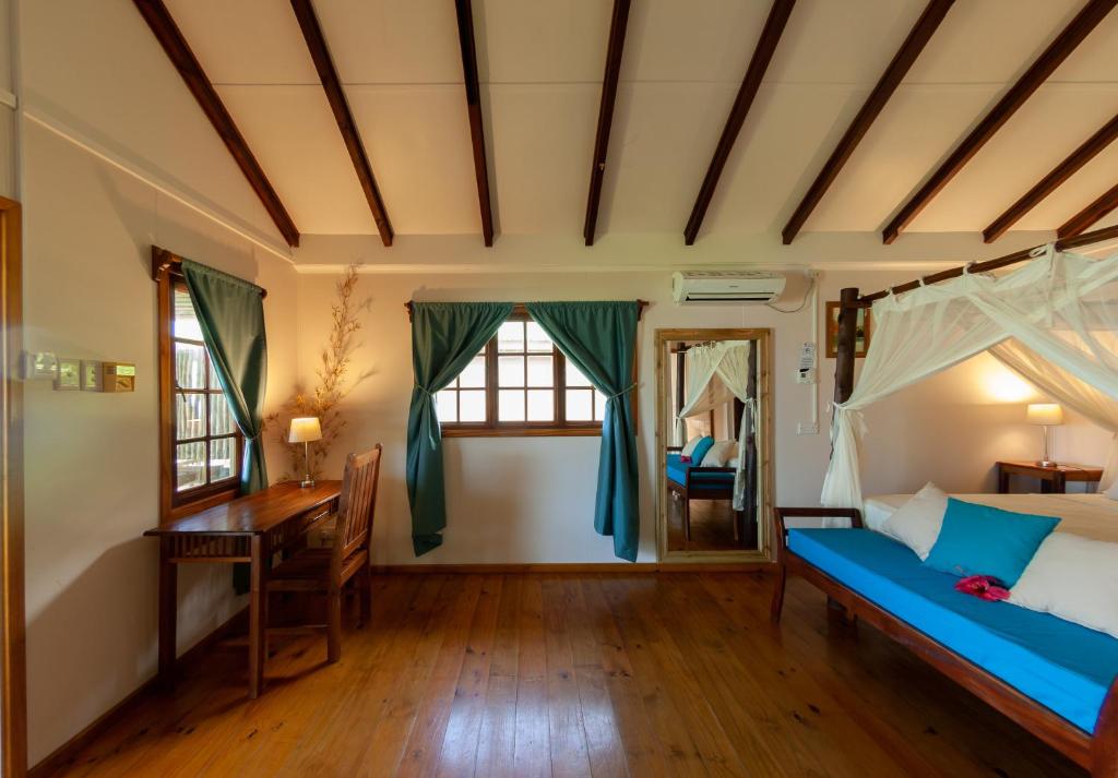 Postelja oz. postelje v sobi nastanitve Le Vasseur La Buse Eco Resort