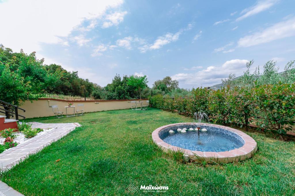 Zahrada ubytování HELIANTHOS VILLA - APARTMENT No2