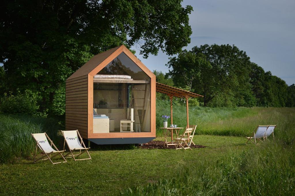 Vonkajšia záhrada v ubytovaní Glamping Hluboká
