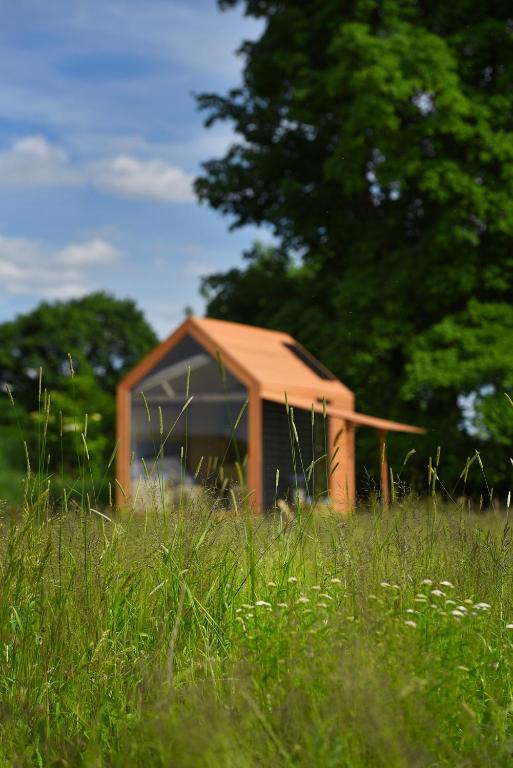 Vonkajšia záhrada v ubytovaní Glamping Hluboká