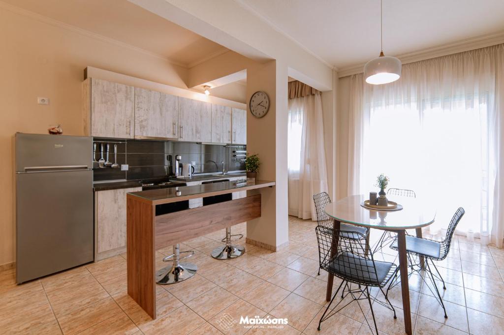 Kuchyň nebo kuchyňský kout v ubytování HELIANTHOS VILLA - APARTMENT No2