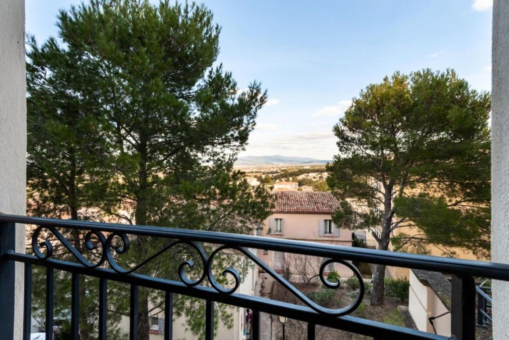a view from the balcony of a house at Les Coteaux de Pont Royal en Provence - maeva Home - Appartement 2 Pièces 6 Personnes - Sélection MAE-8180 in Mallemort