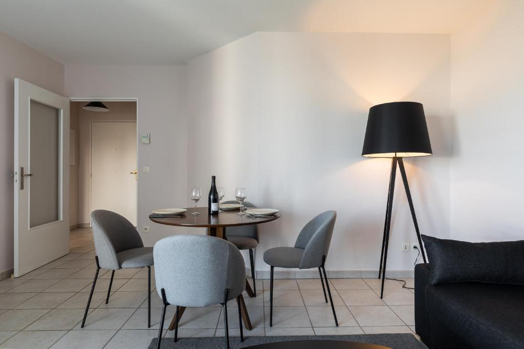 Posezení v ubytování DIFY Elegant - Quartier Part Dieu