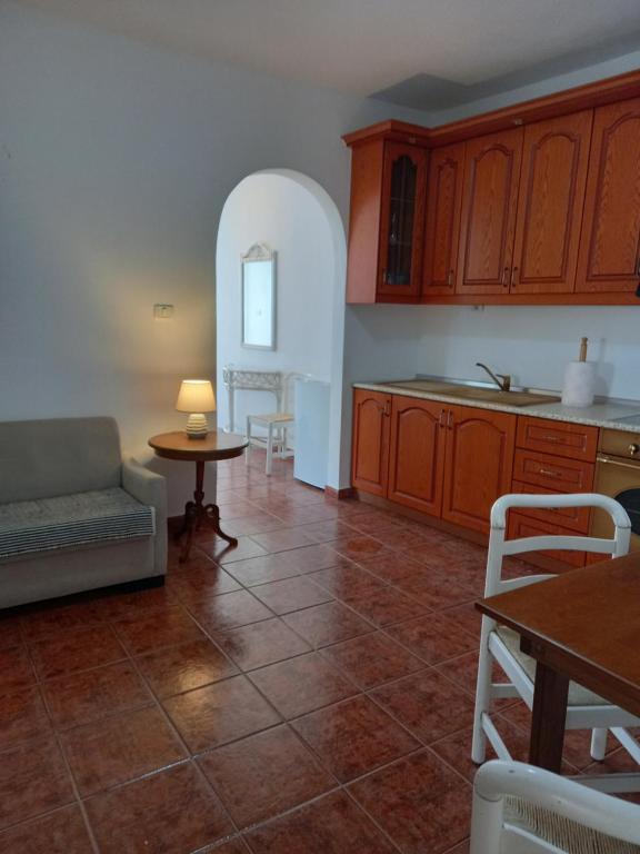 Kuchyň nebo kuchyňský kout v ubytování Amphora Guesthouse