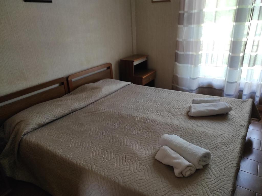 Postel nebo postele na pokoji v ubytování Affitti brevi la Rosa