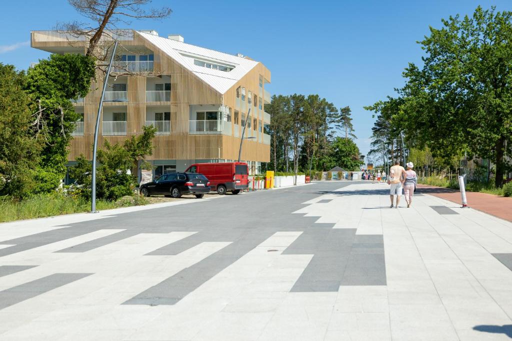 Hostia v ubytovaní Apartament przy Plaży z aneksem kuchennym A 24 w Świnoujściu