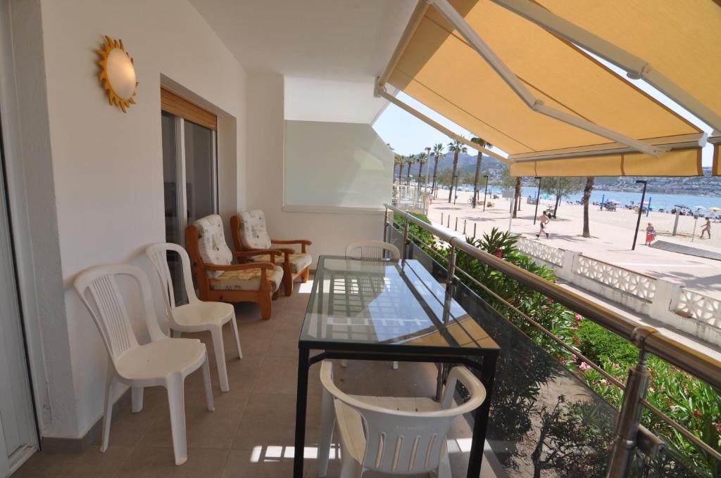 Balkón alebo terasa v ubytovaní RNET - Front de Mer - Roses Costa Brava