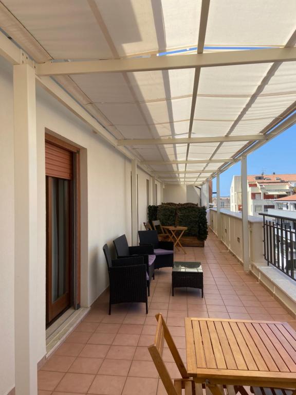 Balkón nebo terasa v ubytování Su Corittu Guesthouse