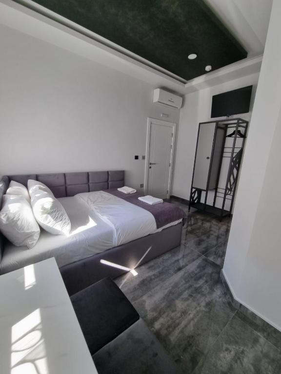Postel nebo postele na pokoji v ubytování Up Hostel