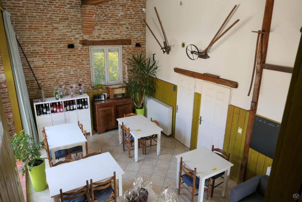 Istumisnurk majutusasutuses Domaine de l'île - Gîtes et chambres d'hôtes