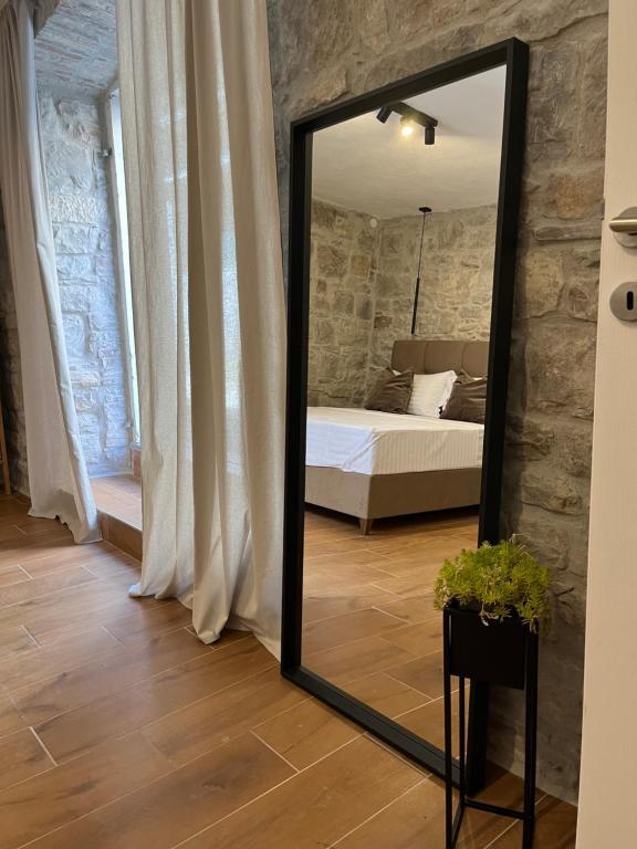 Posteľ alebo postele v izbe v ubytovaní La Taberna