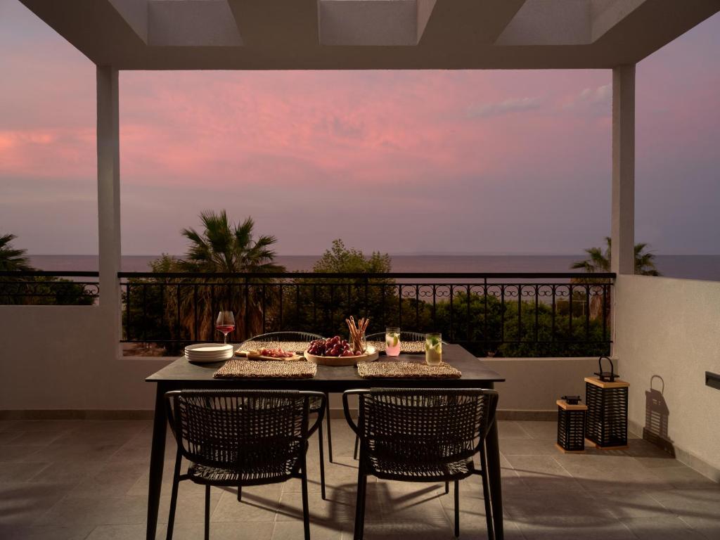 Balkón nebo terasa v ubytování Margie Sea View Apartment