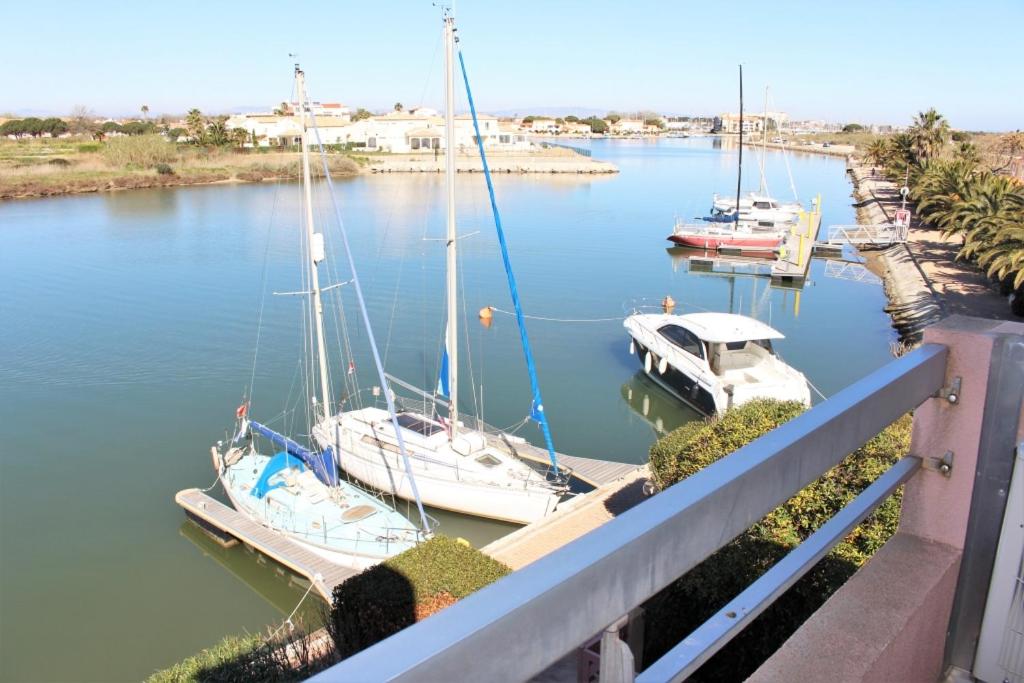 un groupe de bateaux est amarré dans un port de plaisance dans l'établissement Marins 305, à Saint-Cyprien