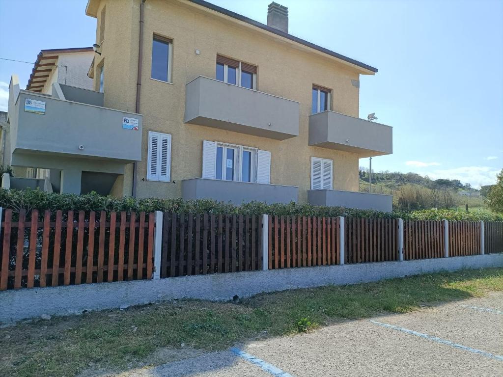 The building in which a panziókat is located