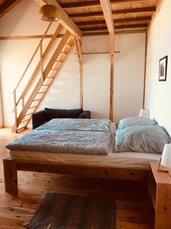 Postel nebo postele na pokoji v ubytování Casa-do-Mar