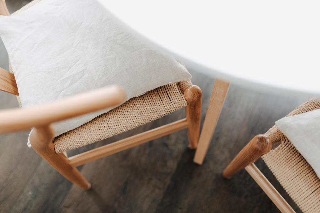 Posezení v ubytování Haus Salz&Sand Wohnung Salz