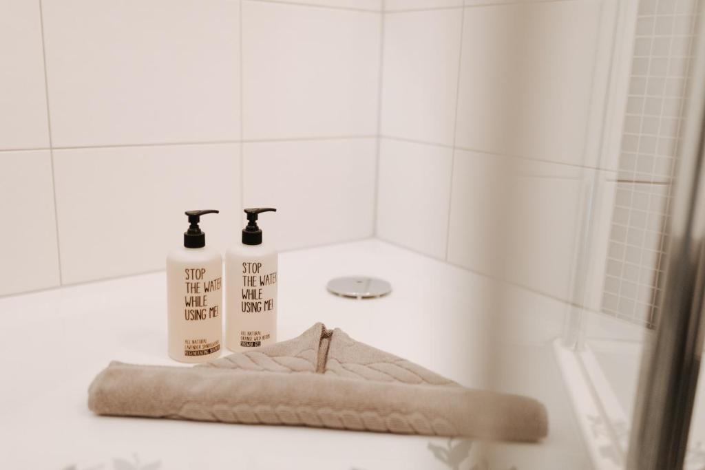 Koupelna v ubytování Haus Salz&Sand Wohnung Salz