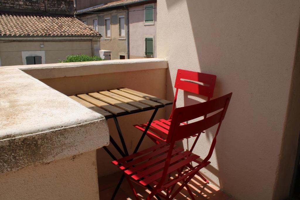 Balkón alebo terasa v ubytovaní Superbe appartement avec parking sur place