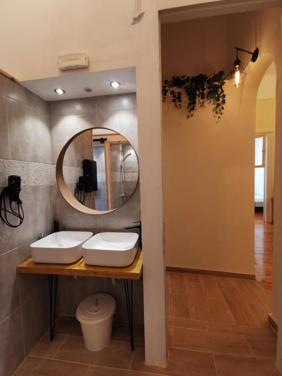 Koupelna v ubytování Baloo Hostel