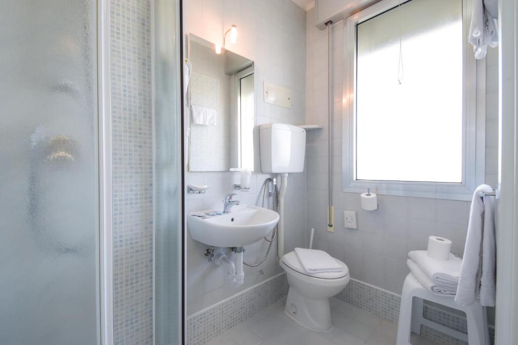 Koupelna v ubytování Hotel Janeiro