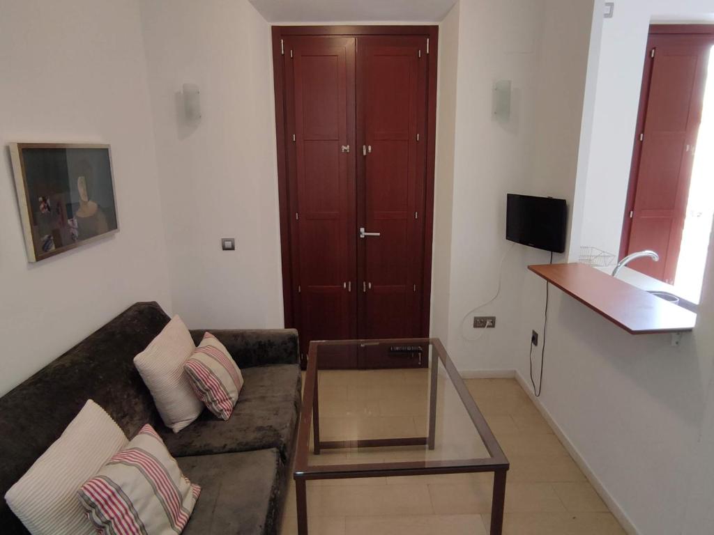 Televízia a/alebo spoločenská miestnosť v ubytovaní Apartamento Puerta del Arenal - Kainga Homes