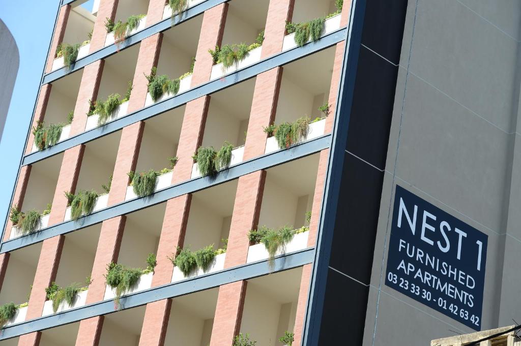 Budova, kde se aparthotel nachází