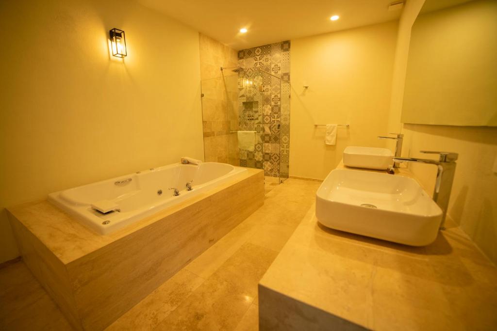 Koupelna v ubytování Hotel Dex Tlaquepaque