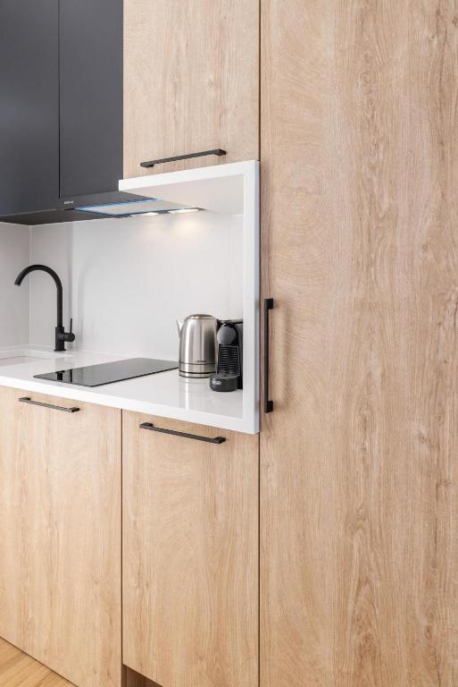 Kuchyň nebo kuchyňský kout v ubytování Kentro Luxury Suites