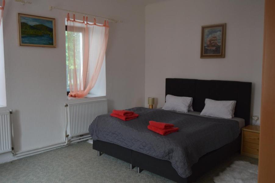 Postel nebo postele na pokoji v ubytování Bohemica Apartman 1
