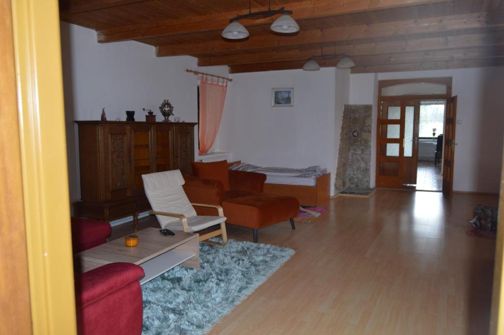 Posezení v ubytování Bohemica Apartman 1