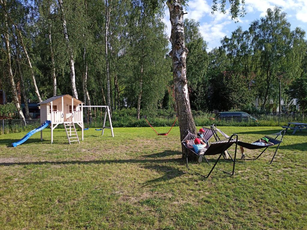 Herní místnost nebo prostor pro děti v ubytování Te Domki