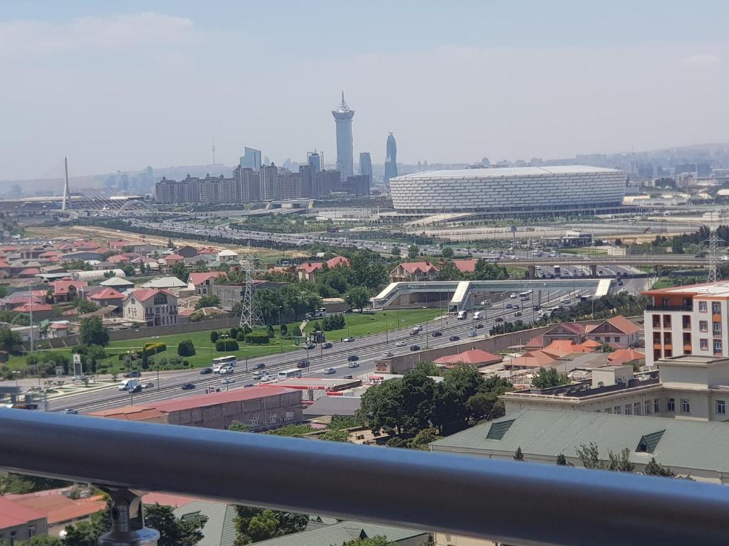 Single Tower Apartments Airport Road (Azerbaiyán Baku)