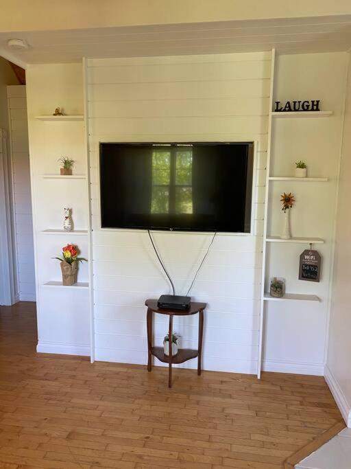 TV a/nebo společenská místnost v ubytování Loft apartment in Kensington