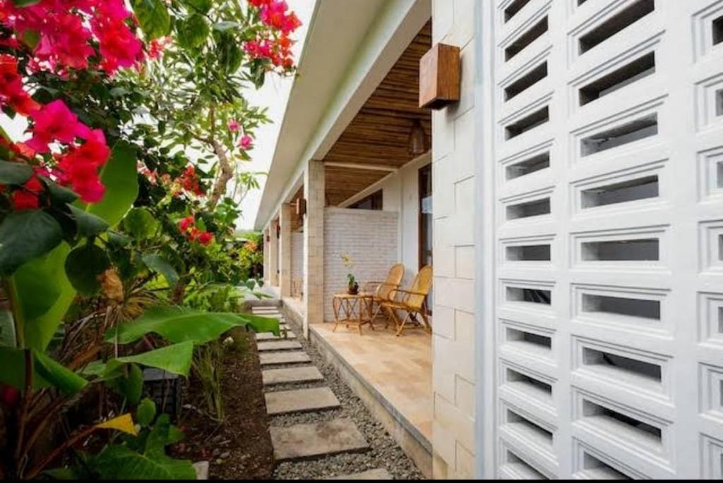 Zahrada ubytování Surya Lombok Accommodation