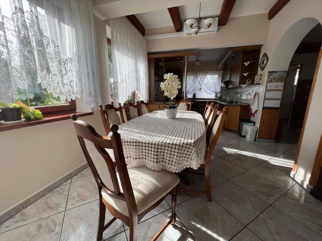Kuchyňa alebo kuchynka v ubytovaní Willa Garden 2 z pięknym ogrodem i tarasem