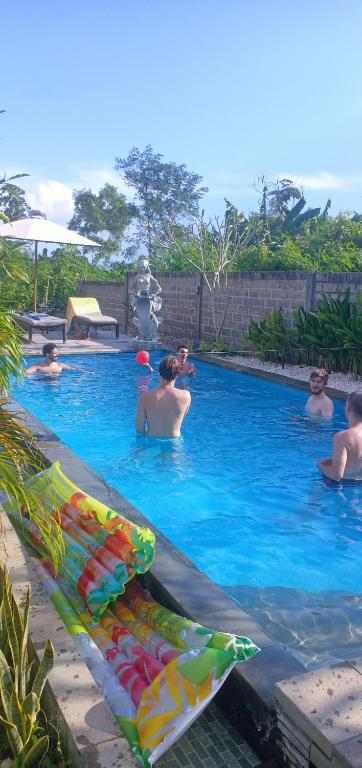 Bazén v ubytování Dream Beach Hostel Lembongan nebo v jeho okolí