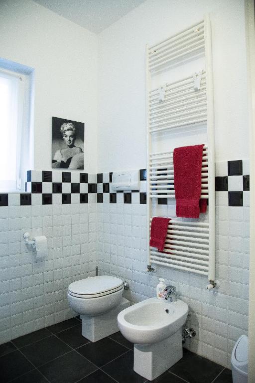 Koupelna v ubytování La Casetta B&B