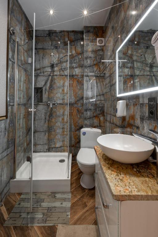 Łazienka w obiekcie Apartamenty Pod Skocznią