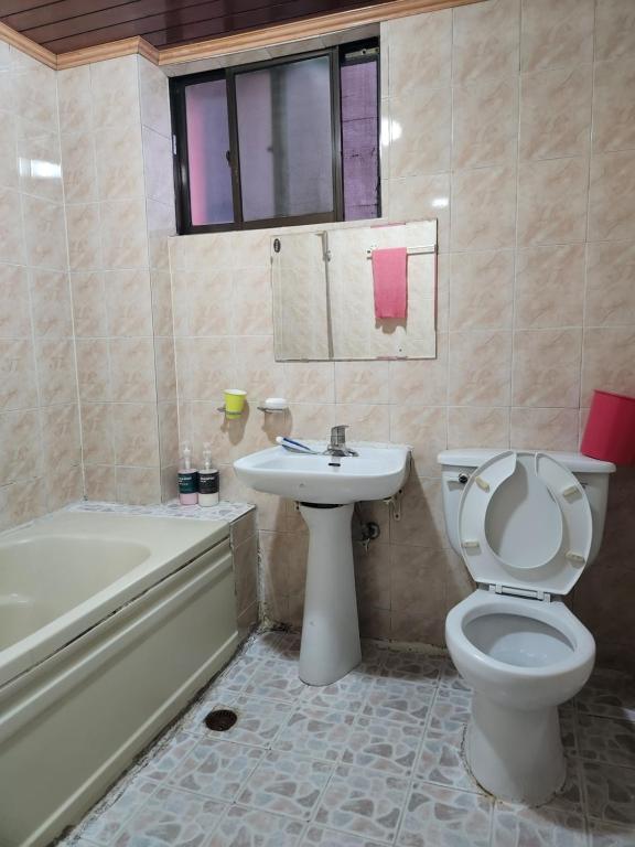 Koupelna v ubytování Daeho Motel