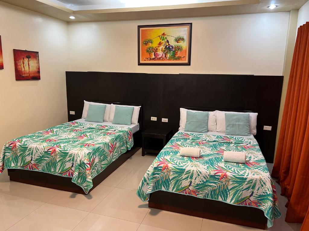 Ένα ή περισσότερα κρεβάτια σε δωμάτιο στο Hotel Casa Teofista