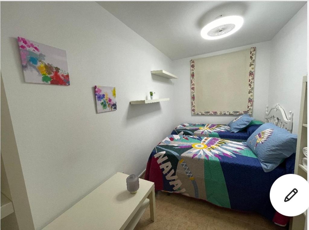 Postel nebo postele na pokoji v ubytování Casa Moraira